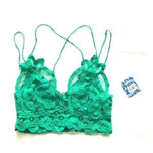 Free People Green Bralette NWT